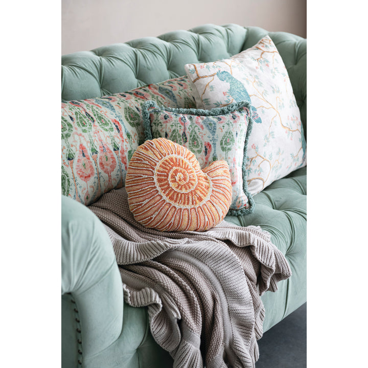Velvet Patterned Pillow