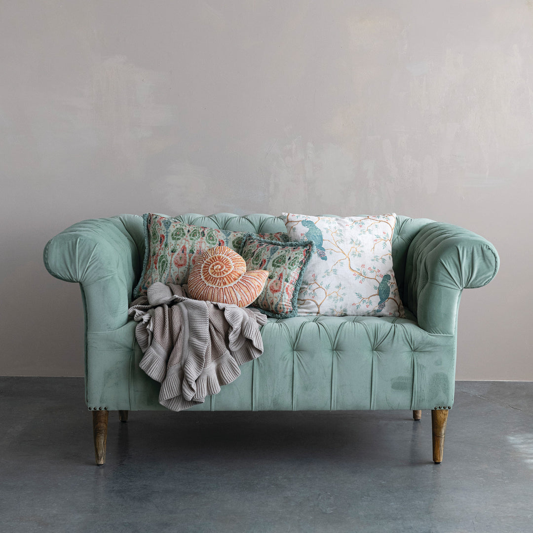 Velvet Patterned Pillow