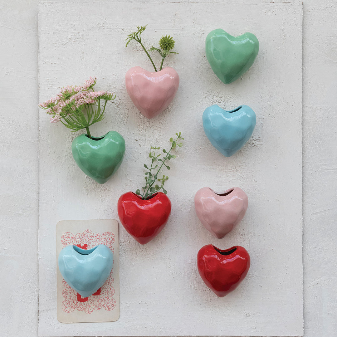 Stonewear Heart Magnetic Vase