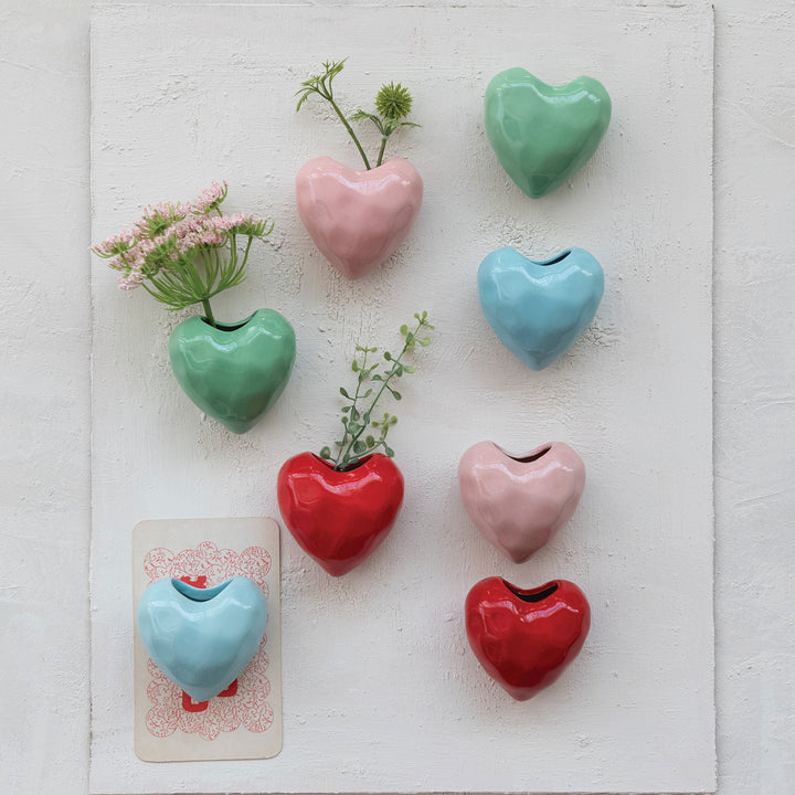 Stonewear Heart Magnetic Vase