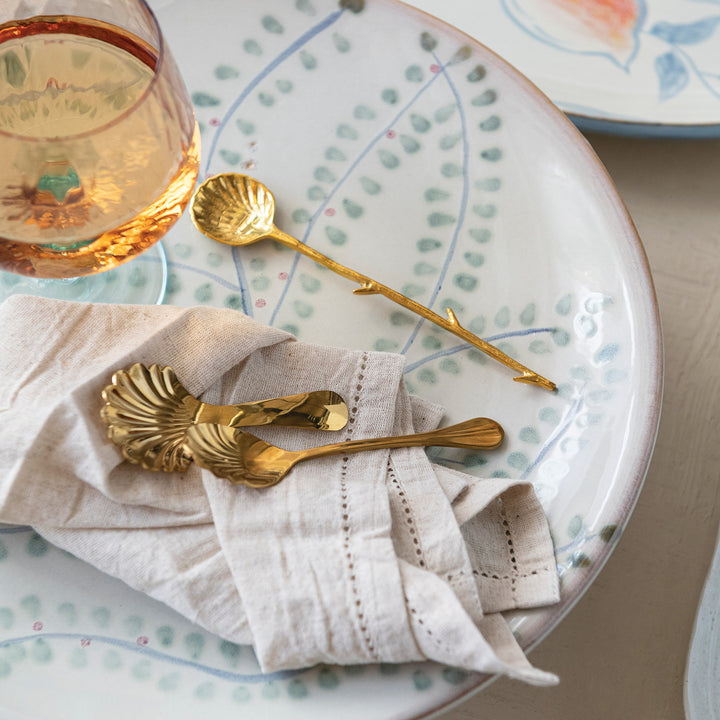 Hand-Painted Footed Platter