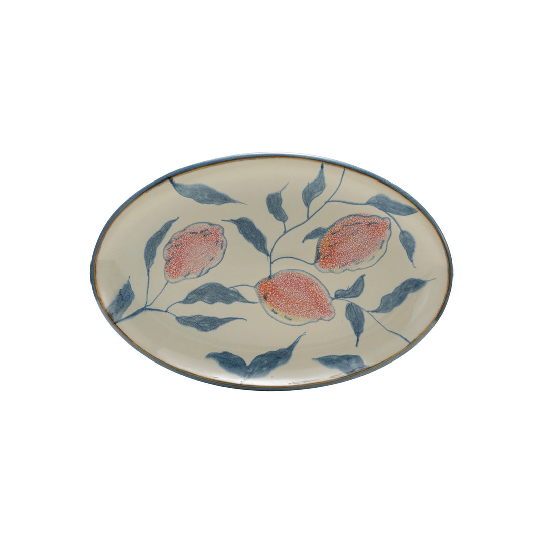 Hand-Painted Fig Platter