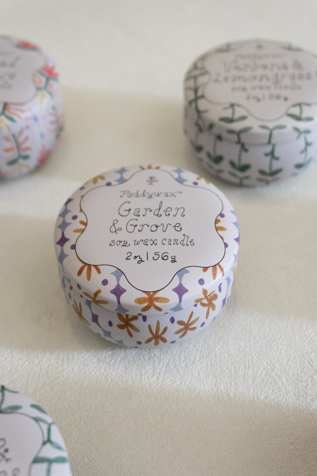 Garden & Grove Tulip tin Candle