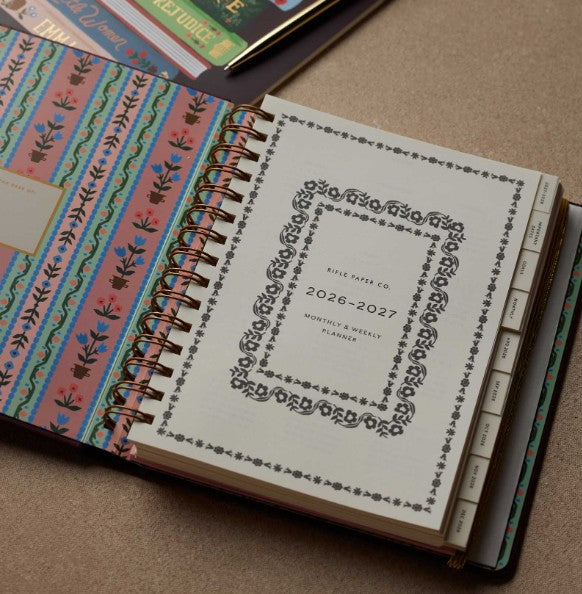 2027 Paisley 17-Month Academic Covered Spiral Planner