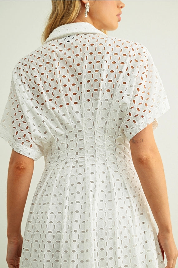 Elise Eyelet Dress