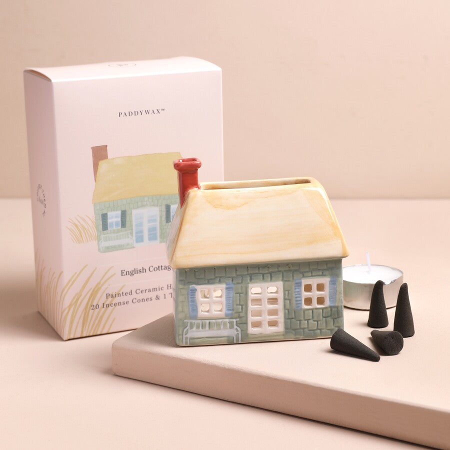 Incense and Tea Light Holder English Cottage