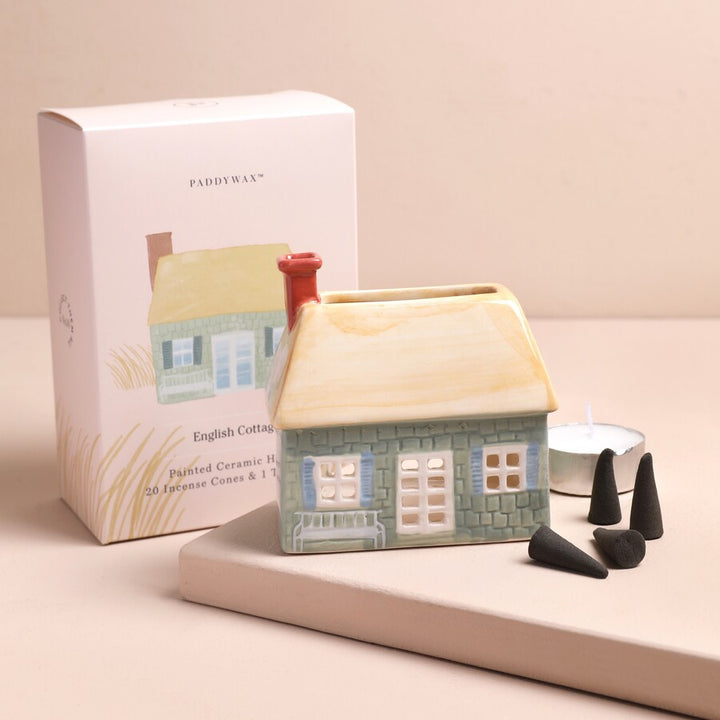 Incense and Tea Light Holder English Cottage