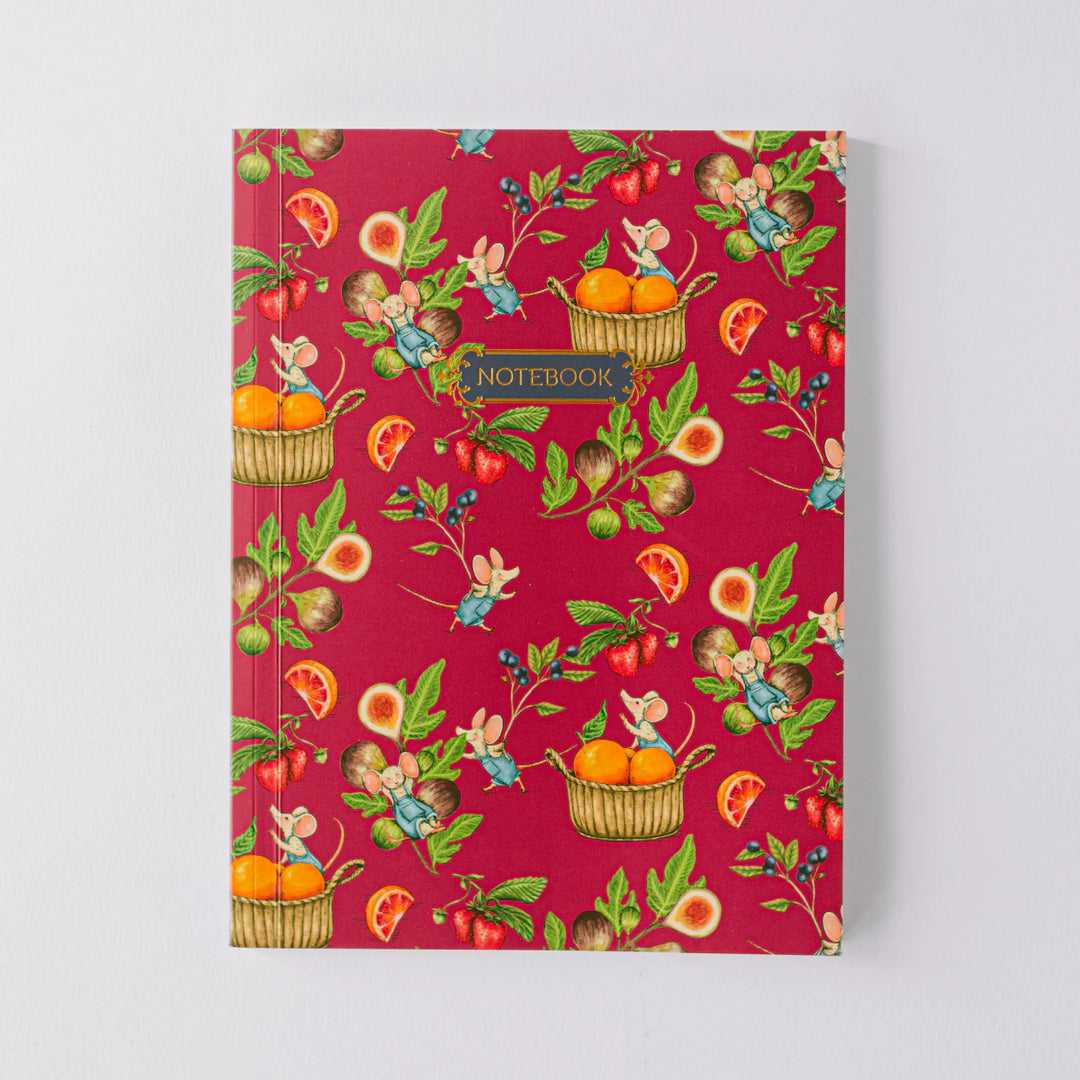 Farmers Market Mice Softcover Notebook