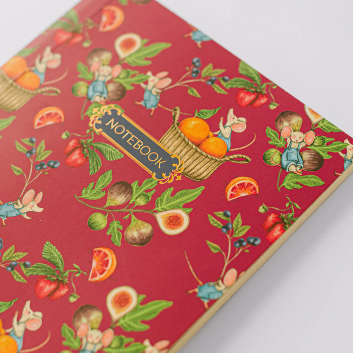 Farmers Market Mice Softcover Notebook