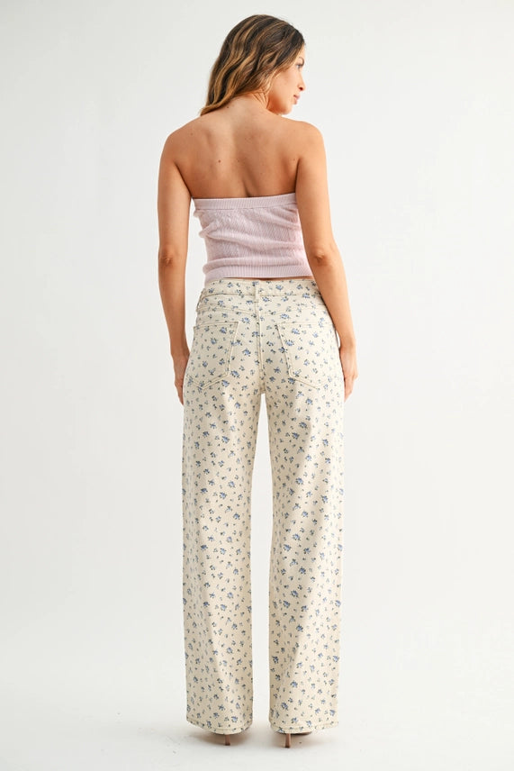 Fiona Floral Jeans