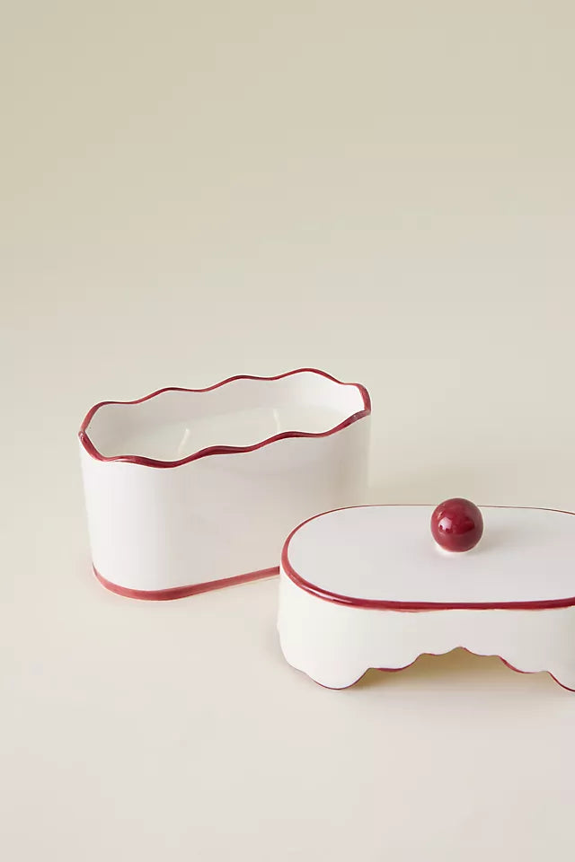Fresh Linen & Orris Chérie Ceramic Candle