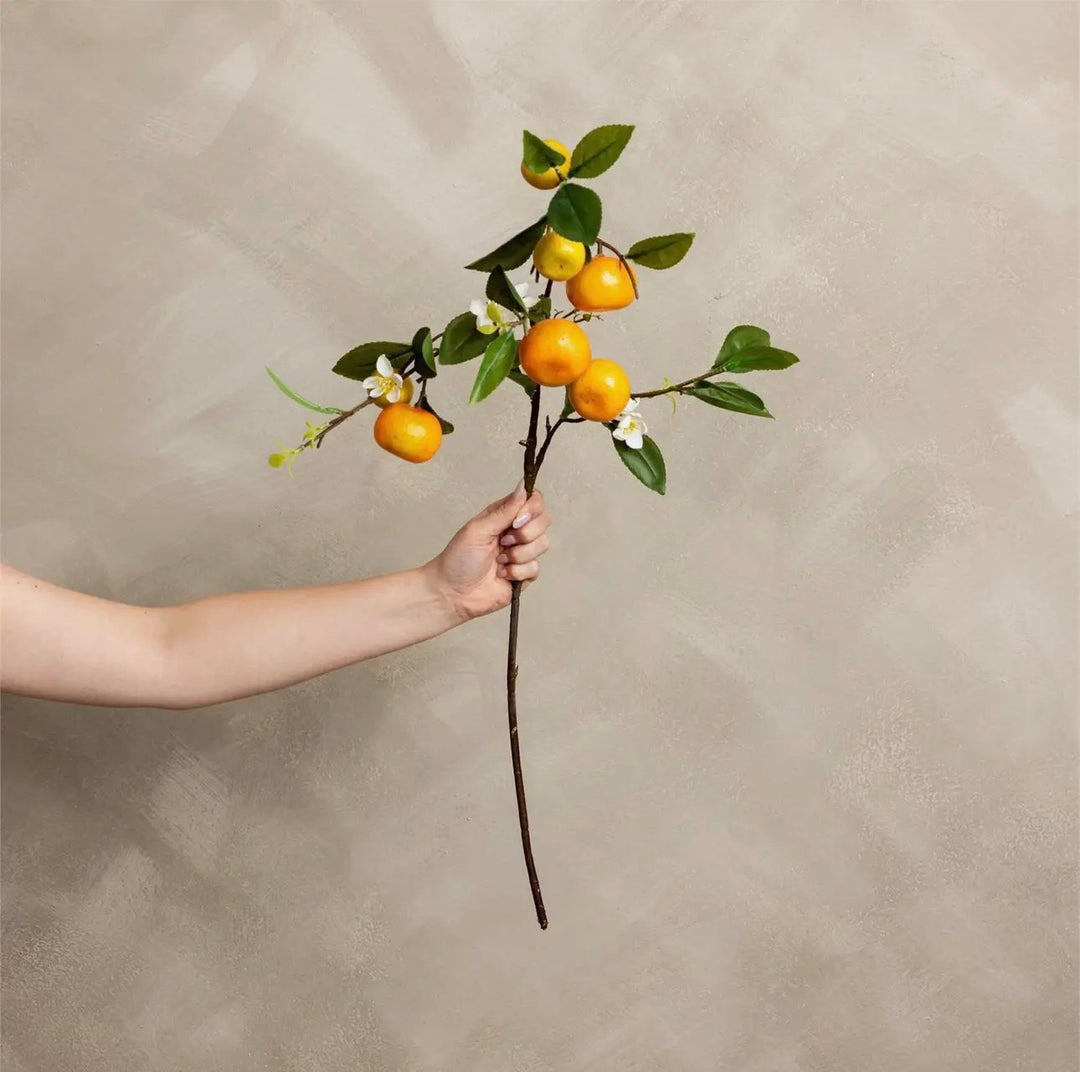 Faux Orange Blossom Stem