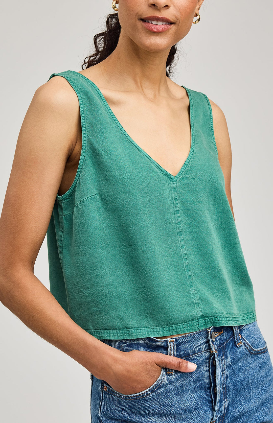 Collette Tank in Kelly