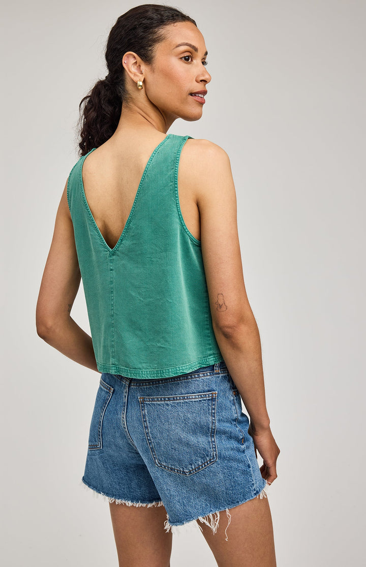 Collette Tank in Kelly
