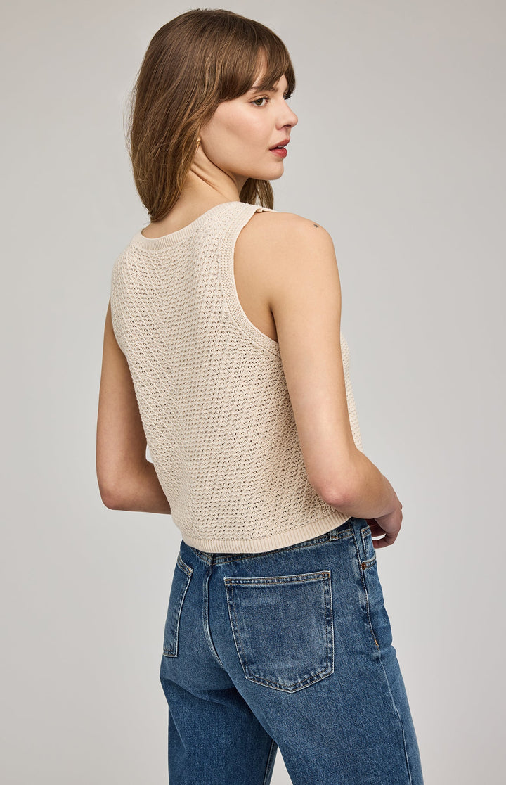 Marissa Knit Tank in Cream