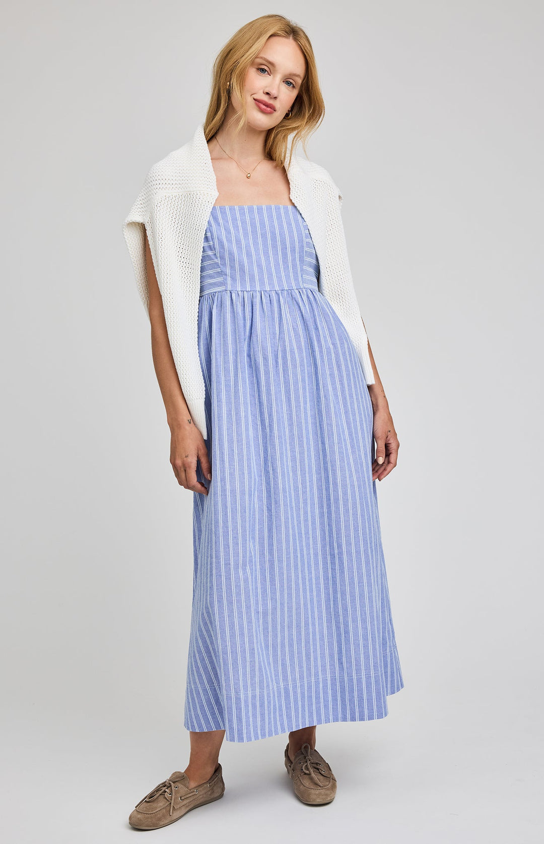 Alica Dress Ocean Stripe