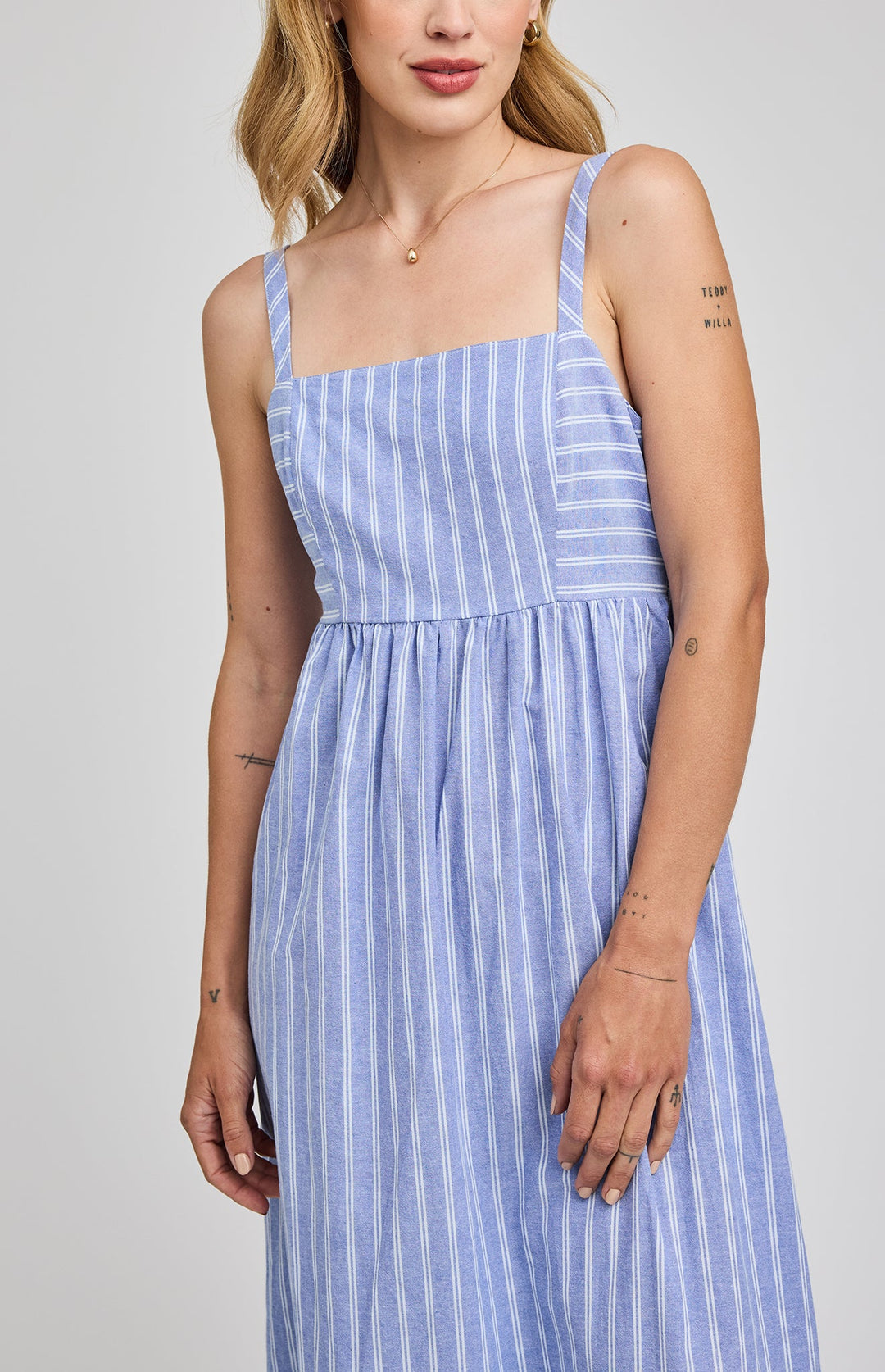 Alica Dress Ocean Stripe