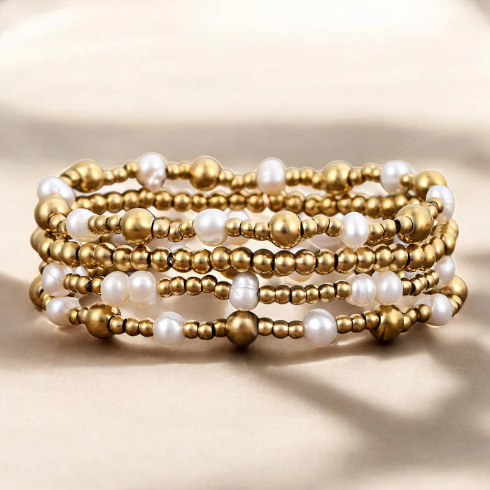 Stacked Beaded Bracelet Set