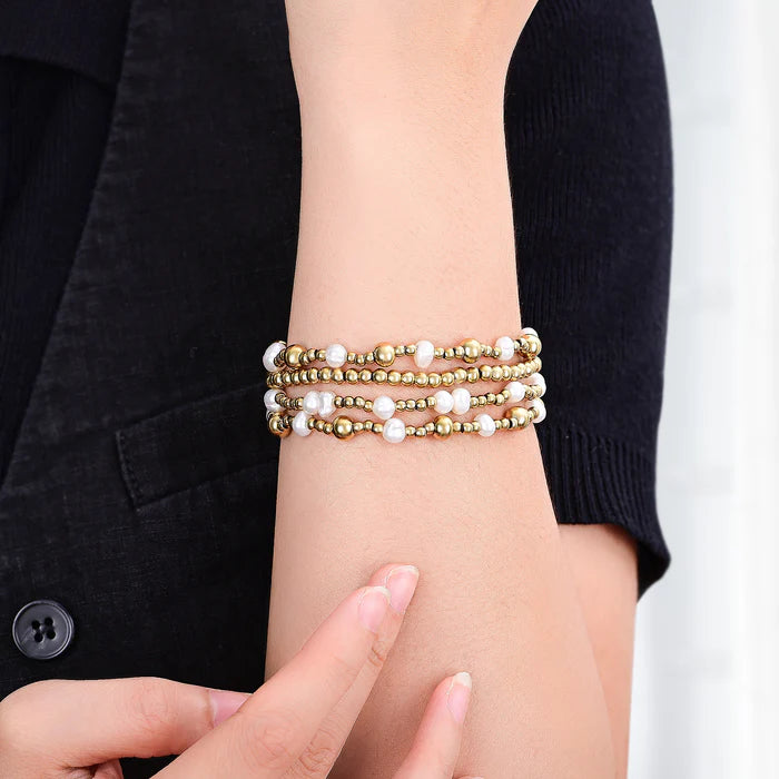 Stacked Beaded Bracelet Set