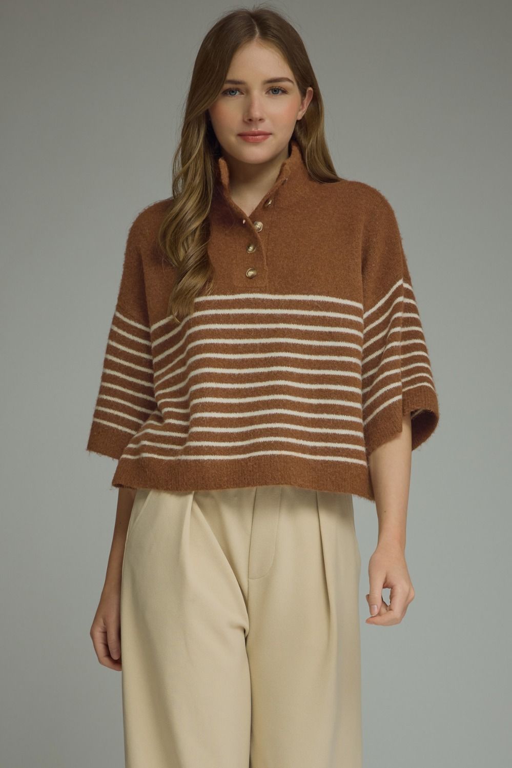 Gretchen Striped Knit Top