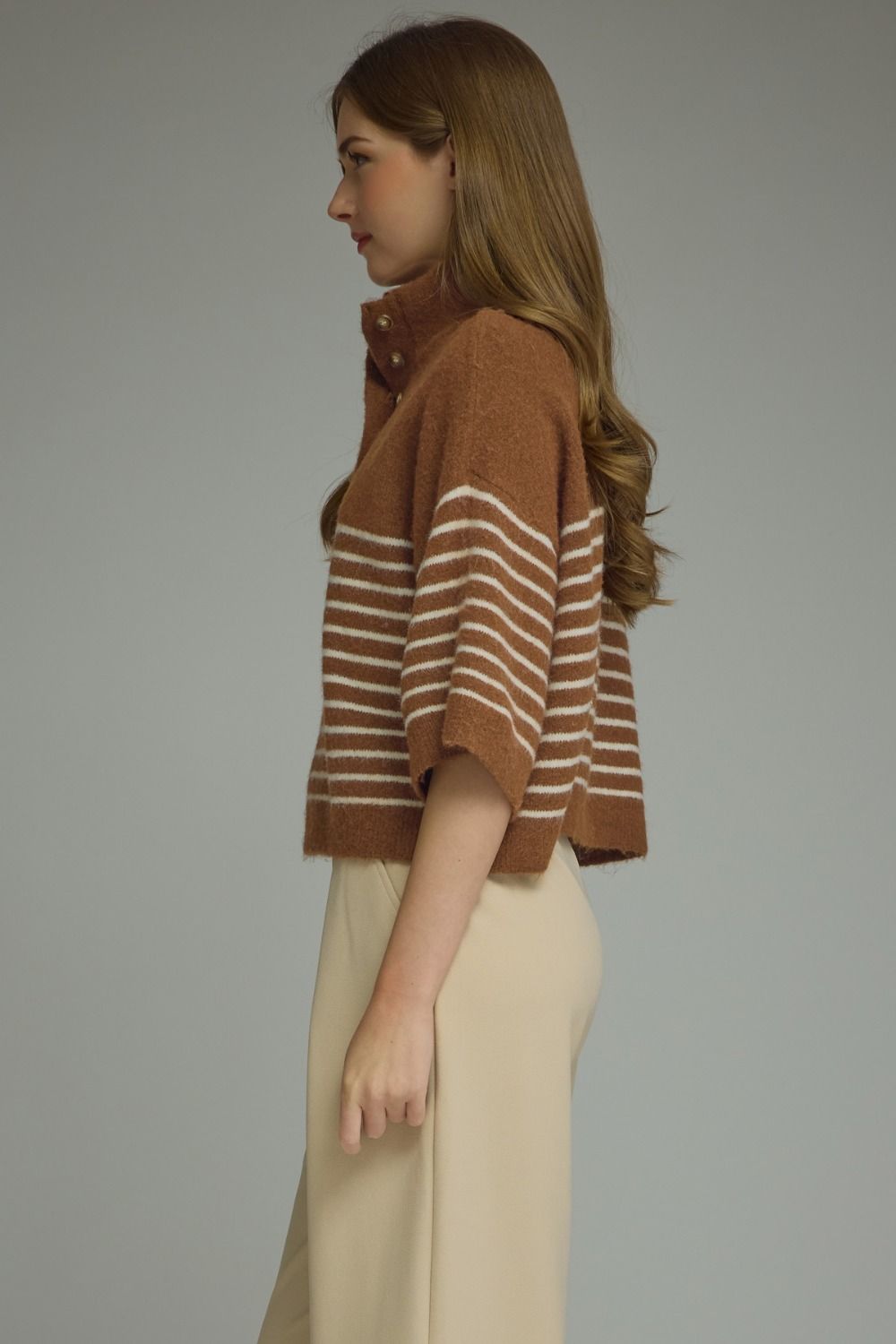 Gretchen Striped Knit Top