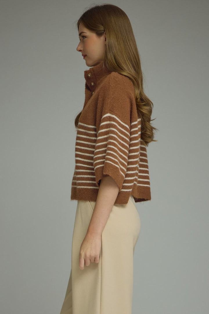 Gretchen Striped Knit Top