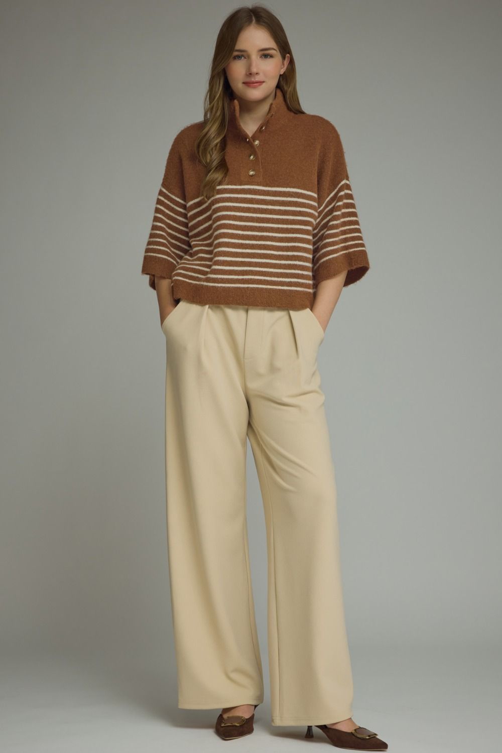 Gretchen Striped Knit Top