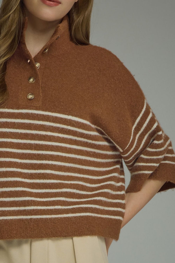 Gretchen Striped Knit Top