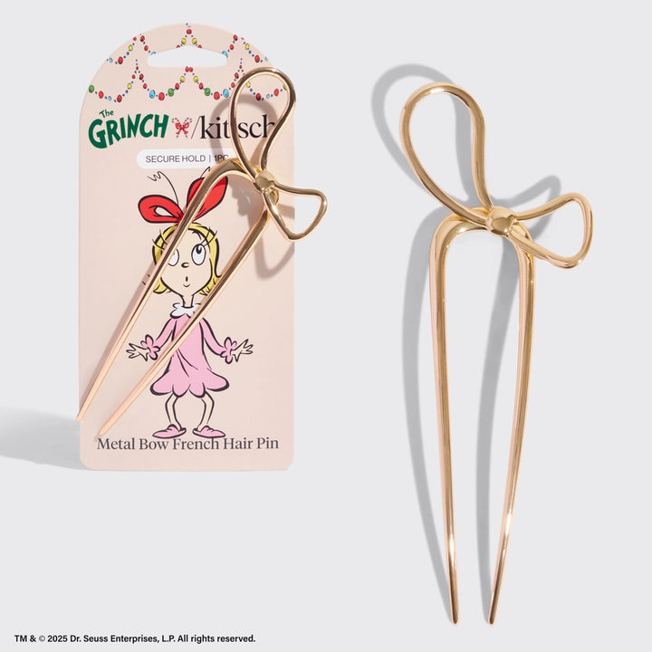 Grinch Gold French Hair Pin
