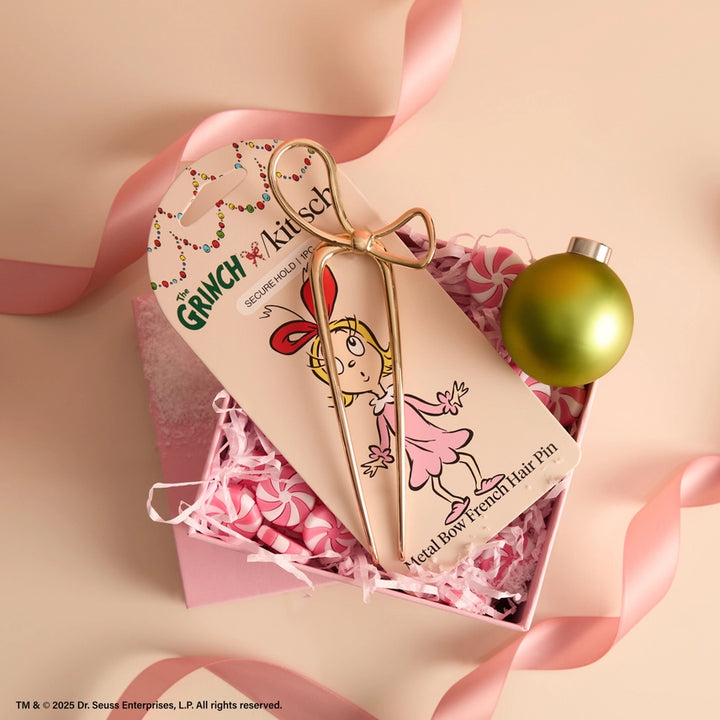 Grinch Gold French Hair Pin