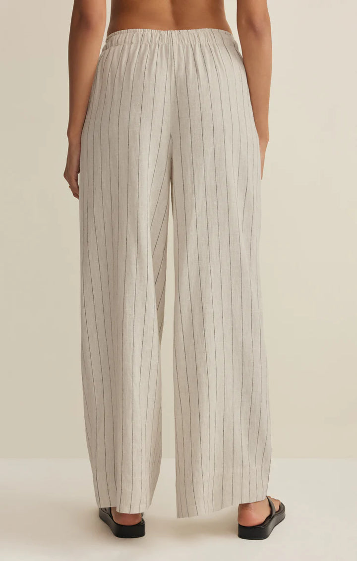 Henri Striped Wide-Leg Pants