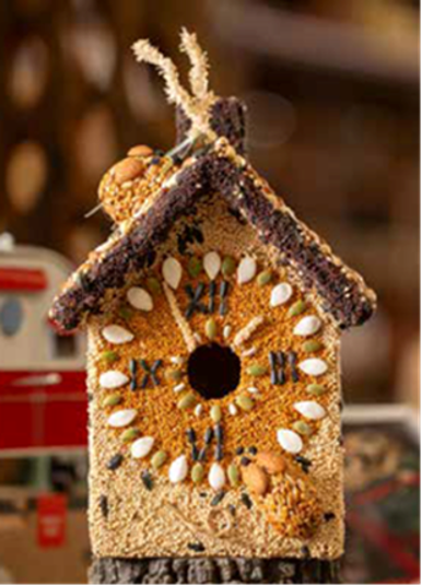 Hickory Dickory Dock Birdseed House