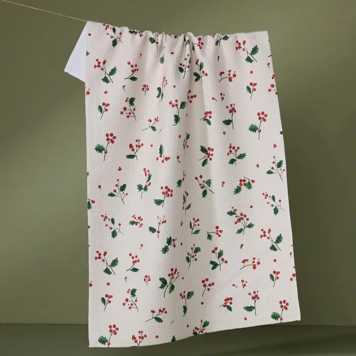 Holiday Geometry Tea Towels