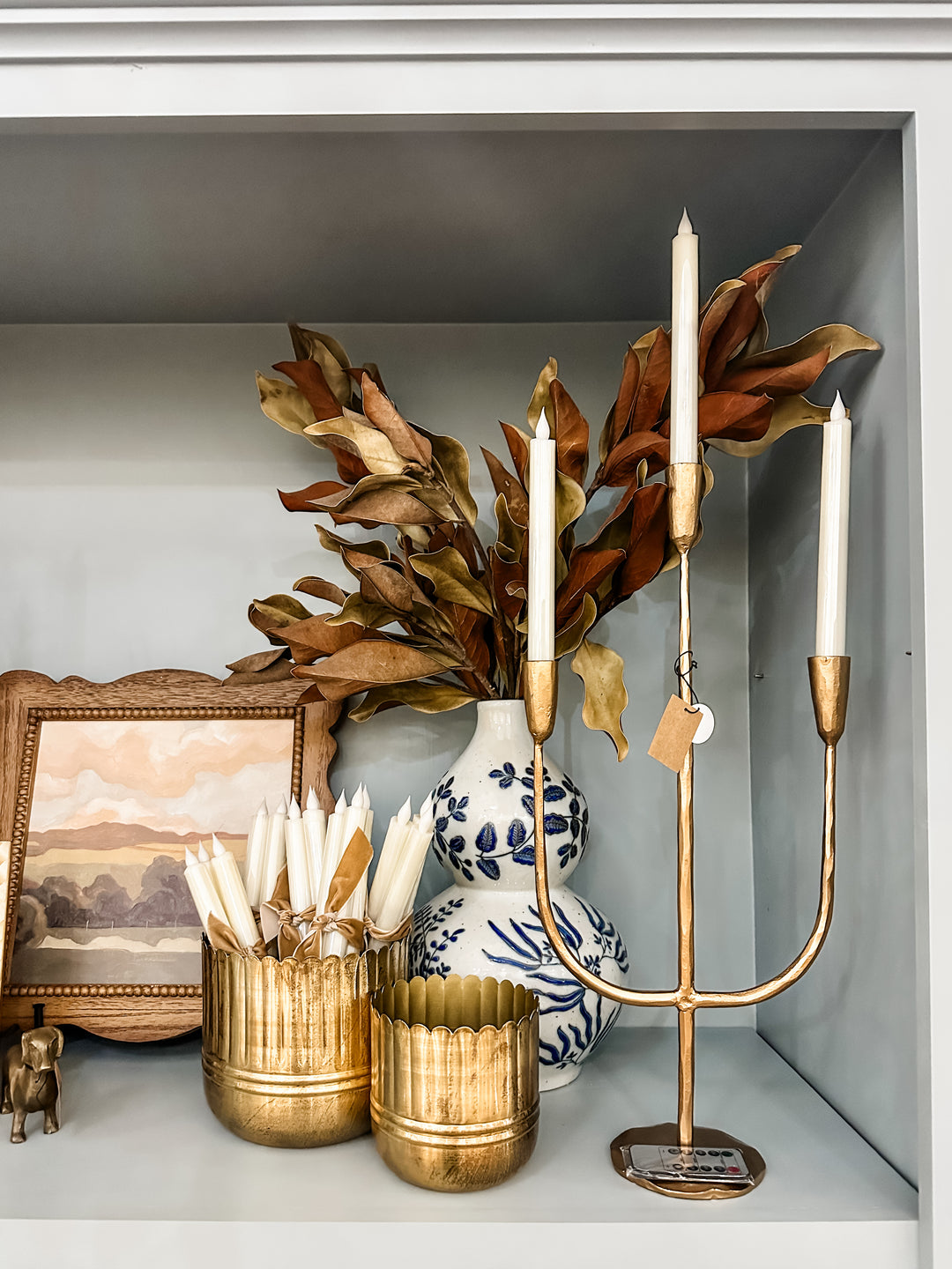 Flameless LED Wax Taper Candles