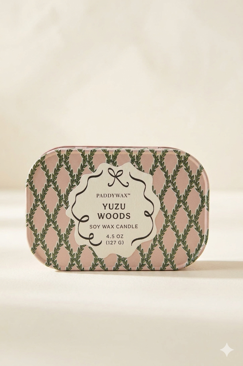 Yuzu Woods Chérie Tin Candle