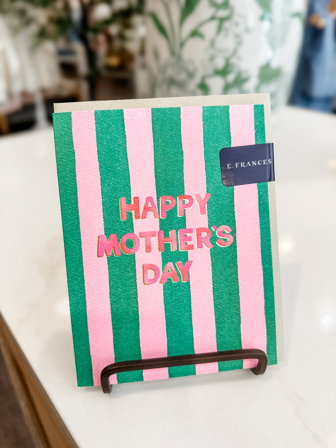 Striped Mother's Day Card