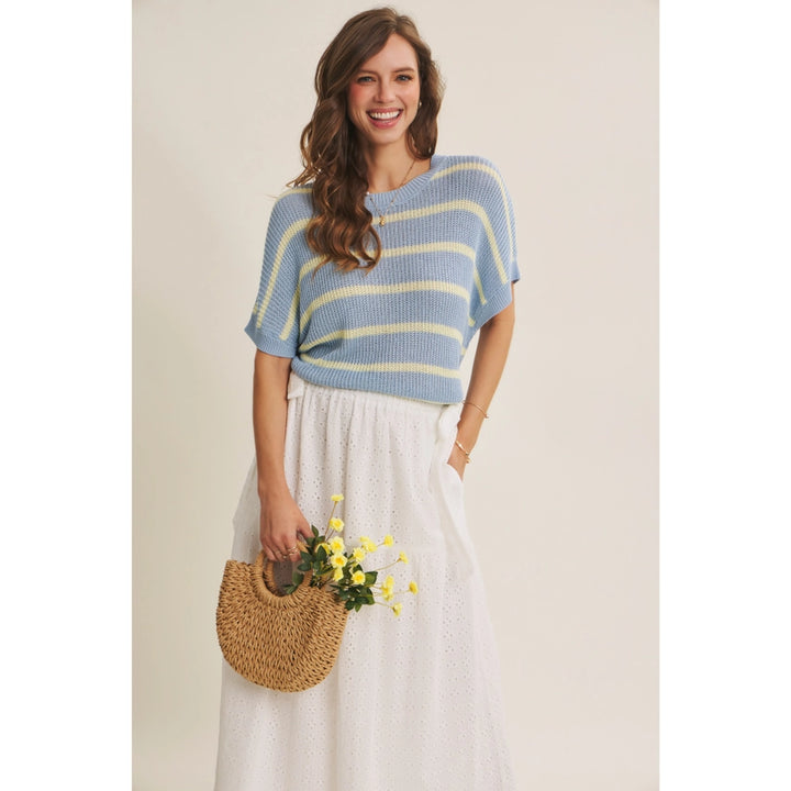 Jessica Striped Sweater Top