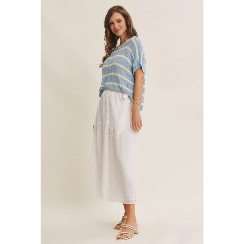 Jessica Striped Sweater Top