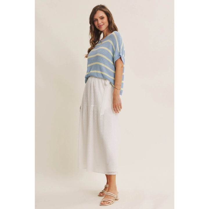Jessica Striped Sweater Top