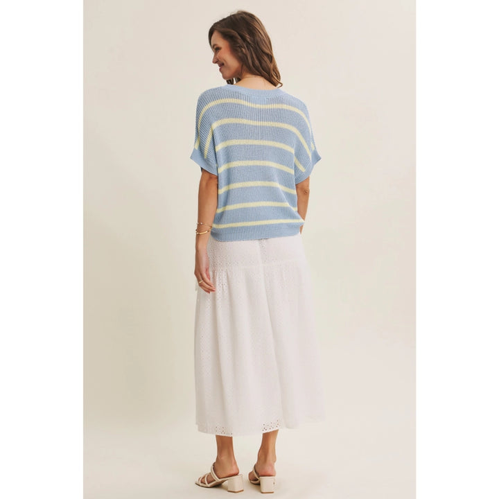 Jessica Striped Sweater Top