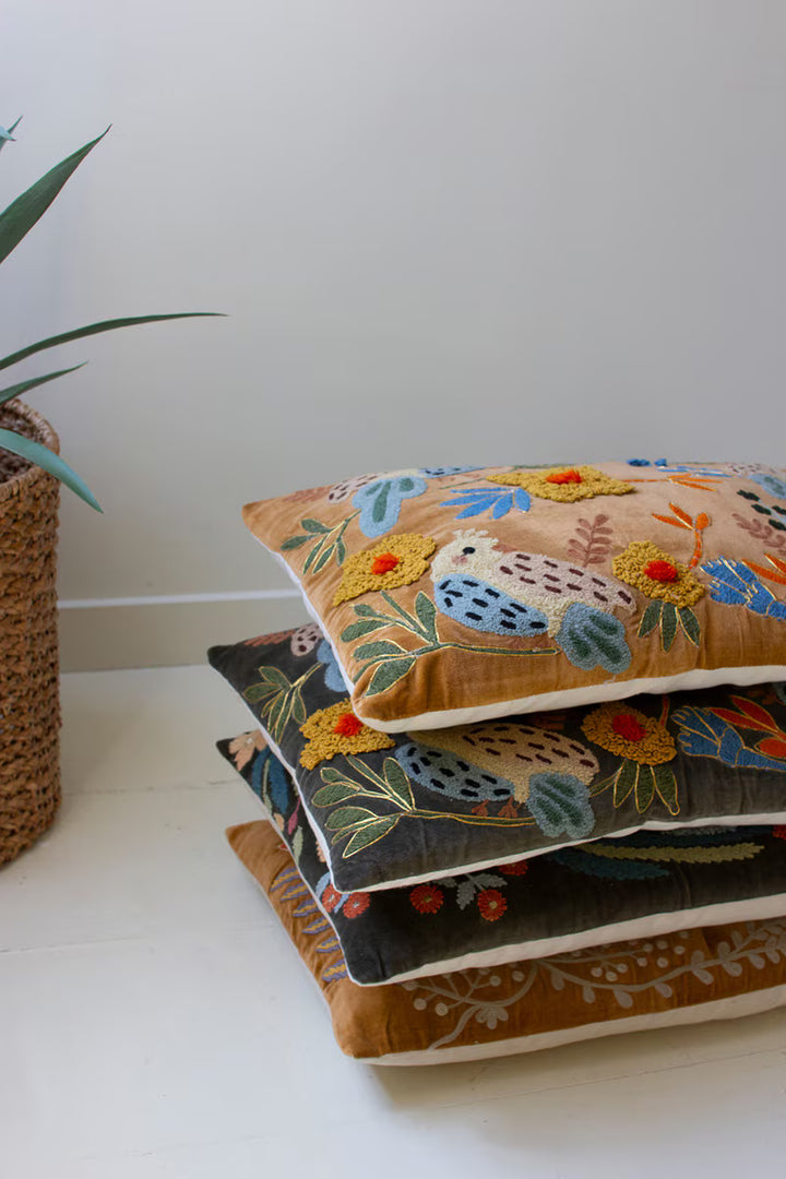 Embroidered Pillows