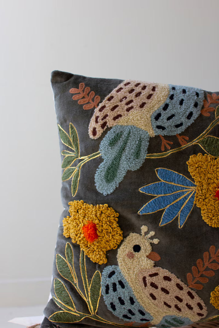 Embroidered Pillows