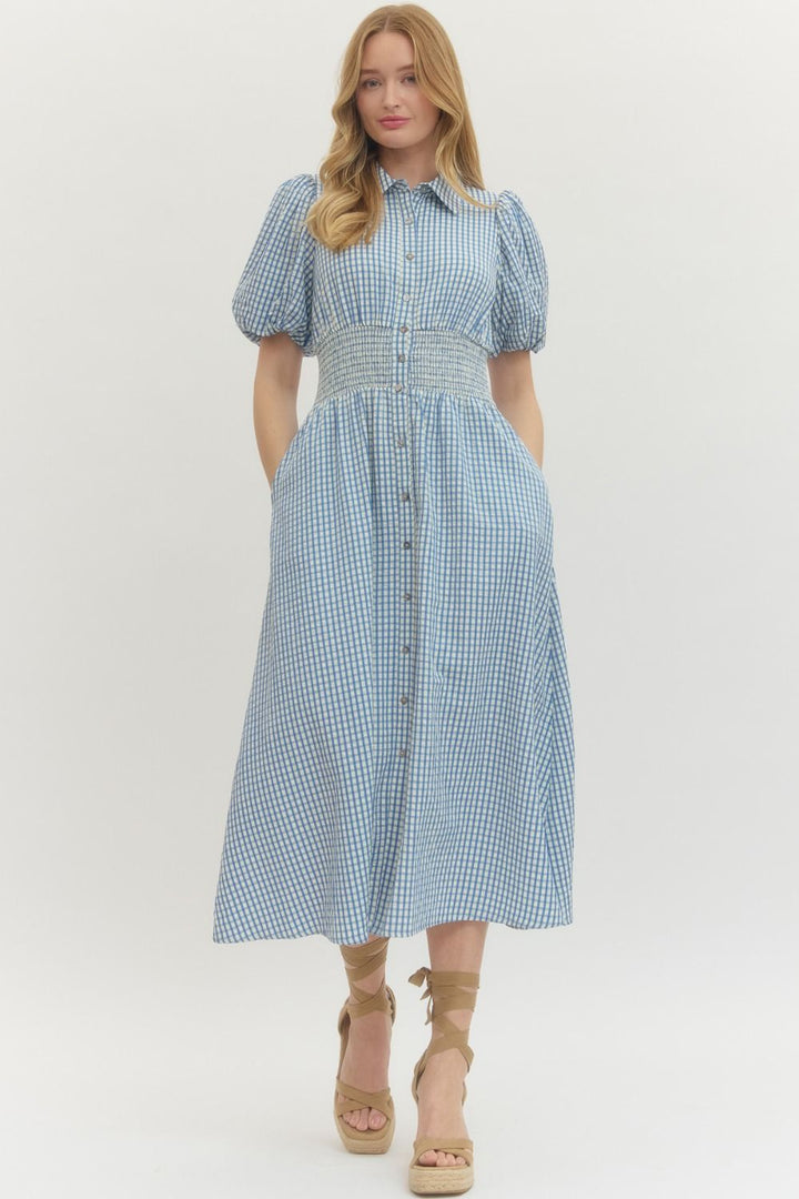 Kasey Gingham Dress