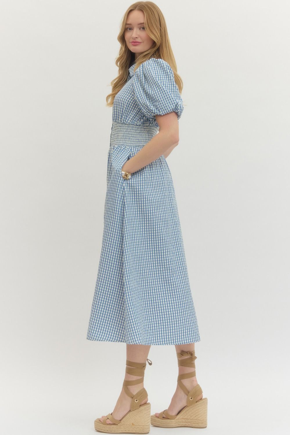 Kasey Gingham Dress