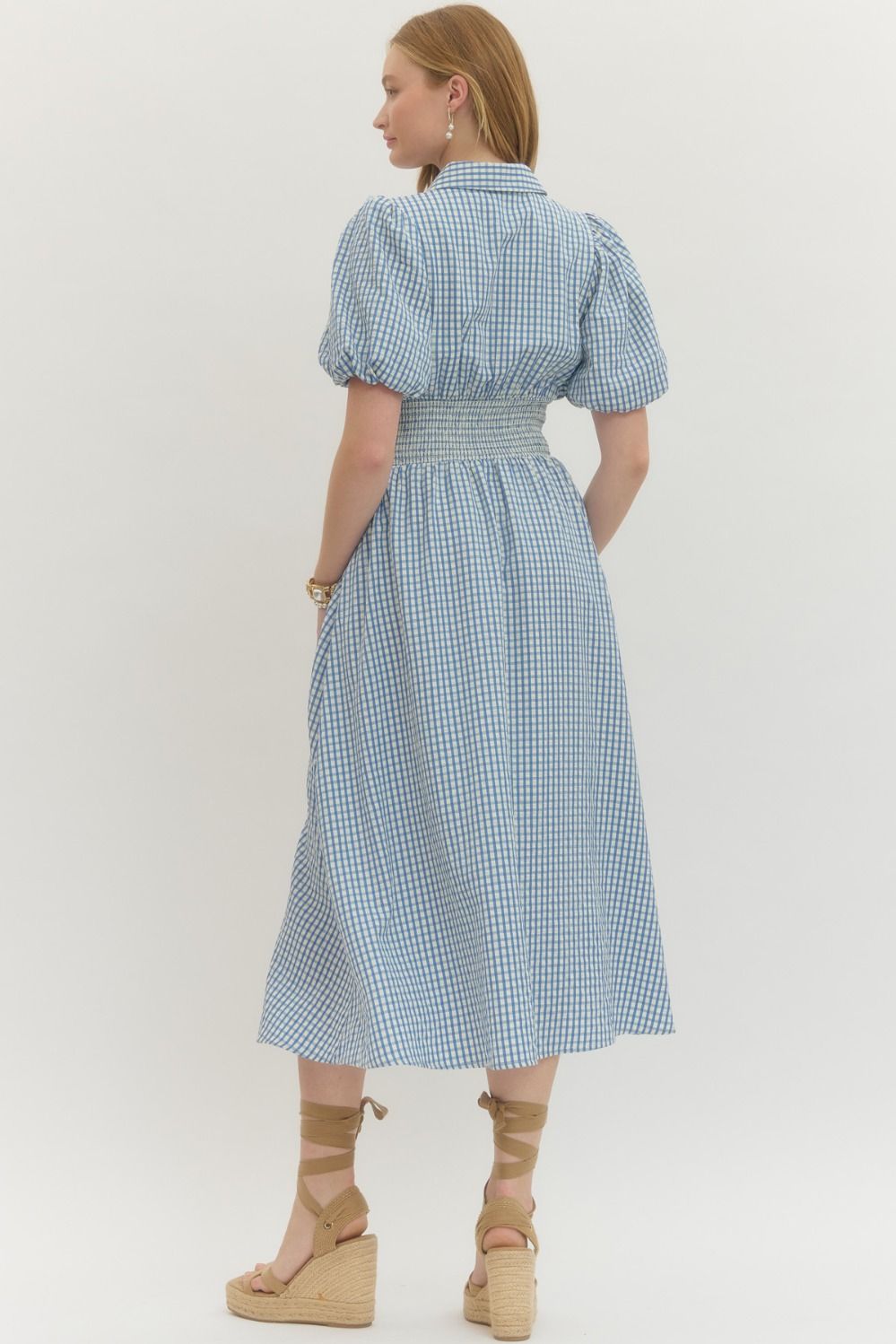 Kasey Gingham Dress