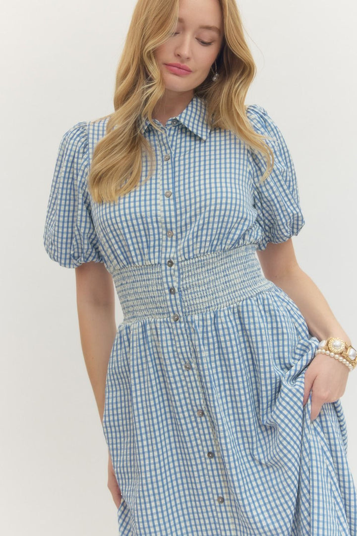 Kasey Gingham Dress