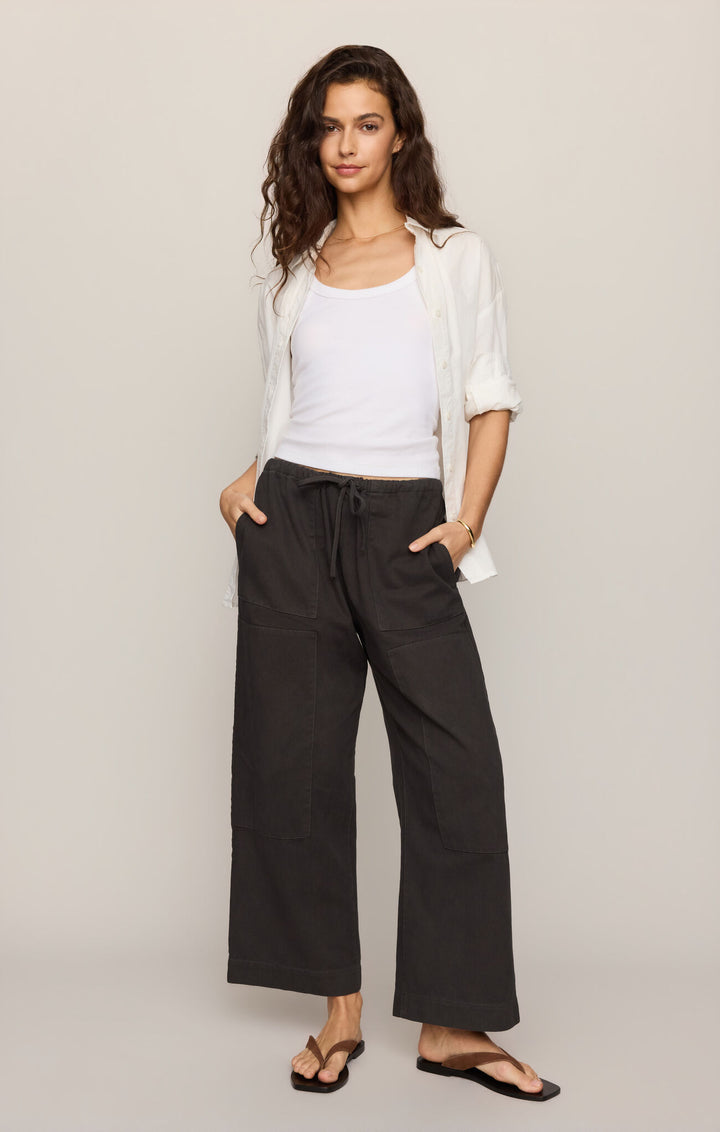 Kit Twill Carpenter Pant - Ash Black