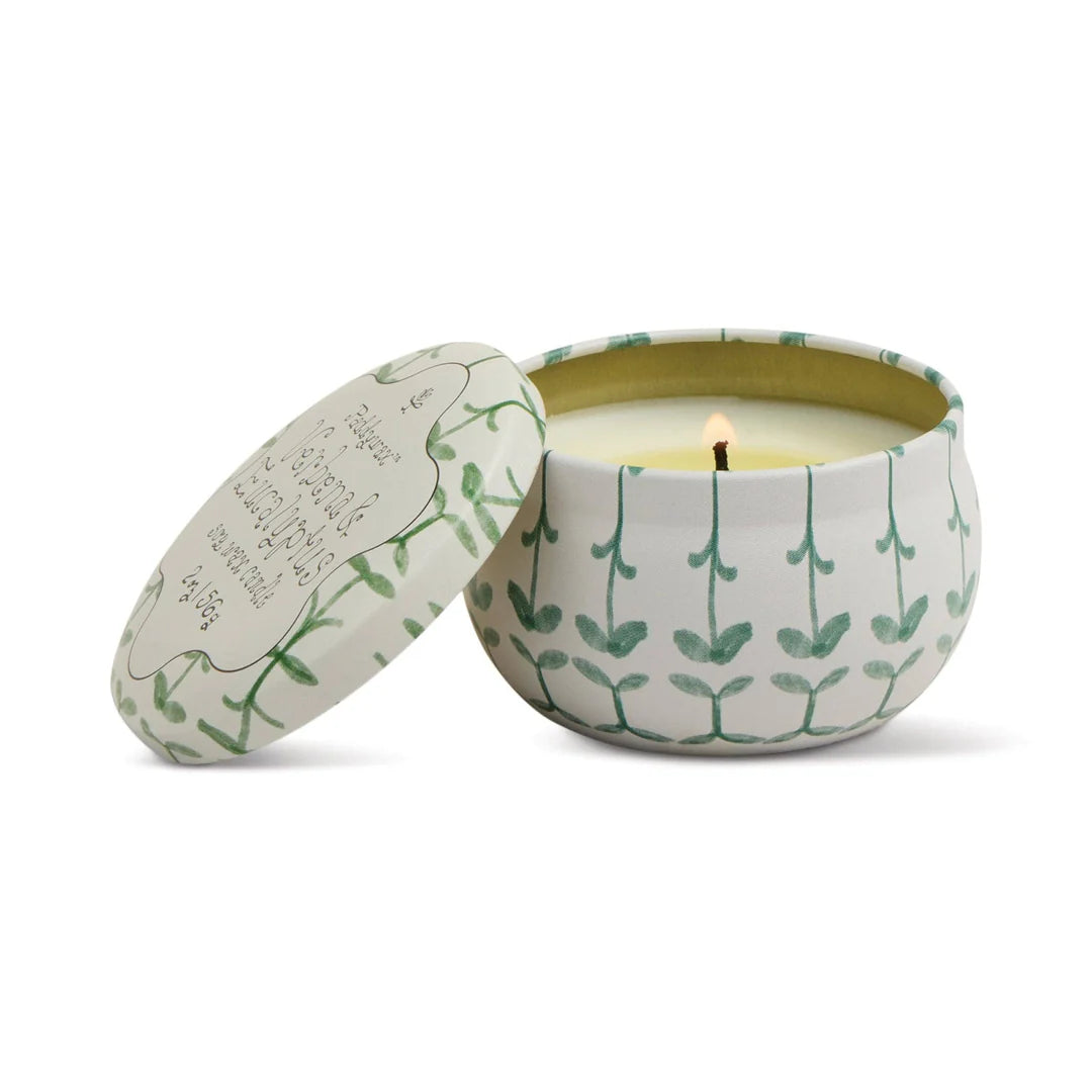Verbena & Lemongrass Tulip tin Candle