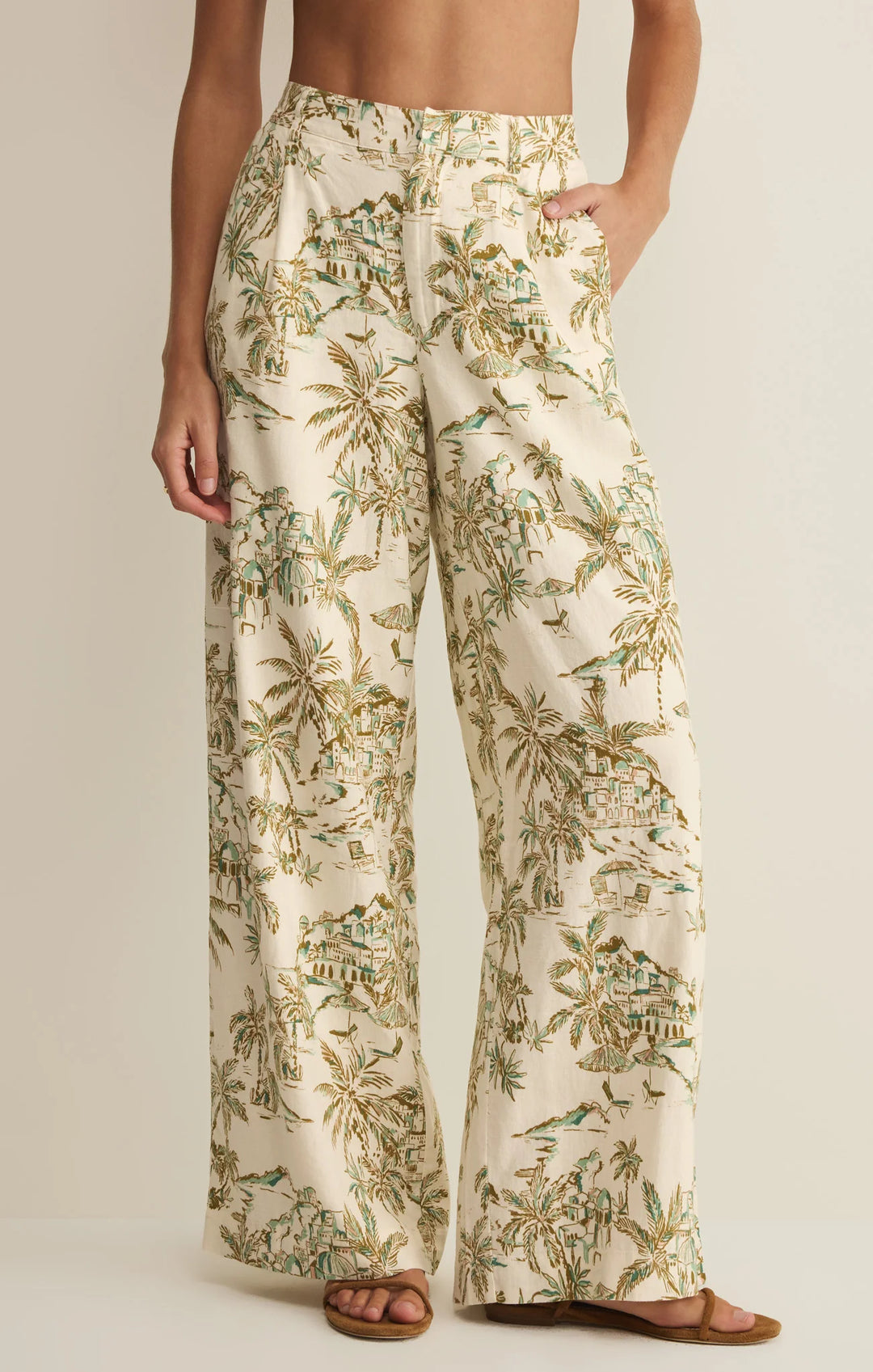 Linen Tiki Pants