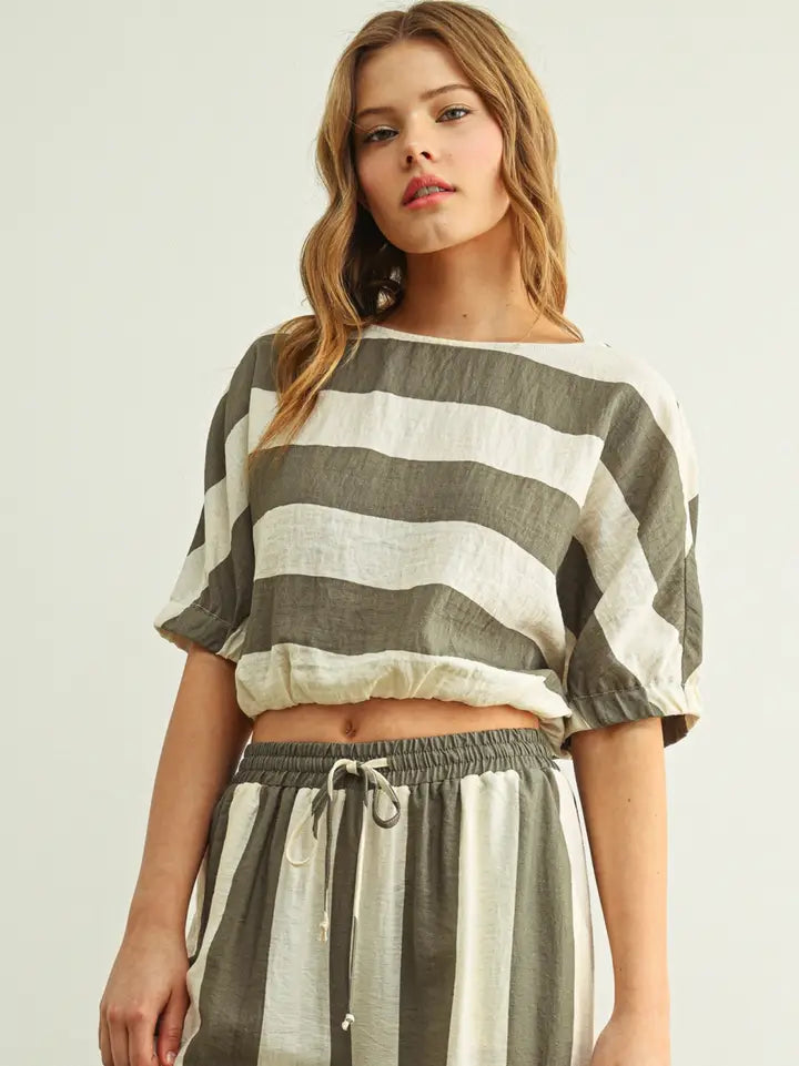 Bria Boat Neck Top